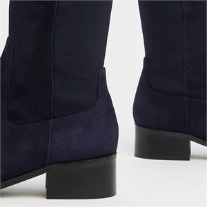 L.K. Bennett Bella Suede And Elastic Knee Boots